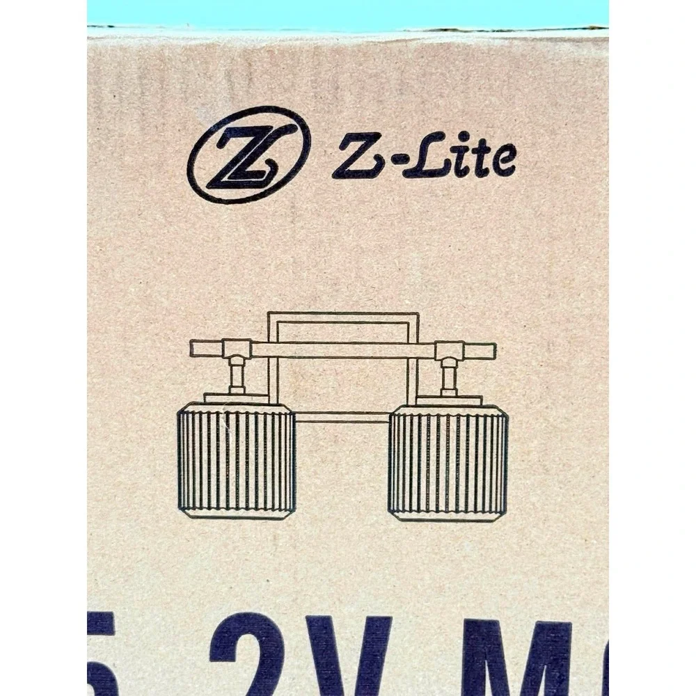 Modern‎ Gold Two Light Vanity By Z Lite
